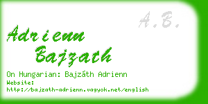 adrienn bajzath business card